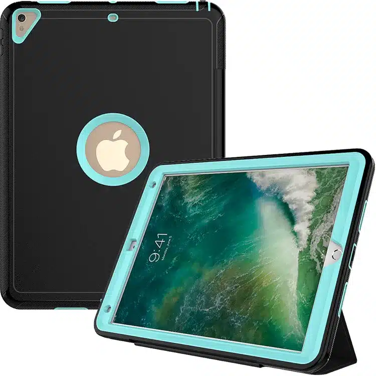 360 full protection Case For apple ipad pro 10.5 Kids Safe Shockproof Heavy Duty TPU Hard Cover kickstand design for ipad A1701 23
