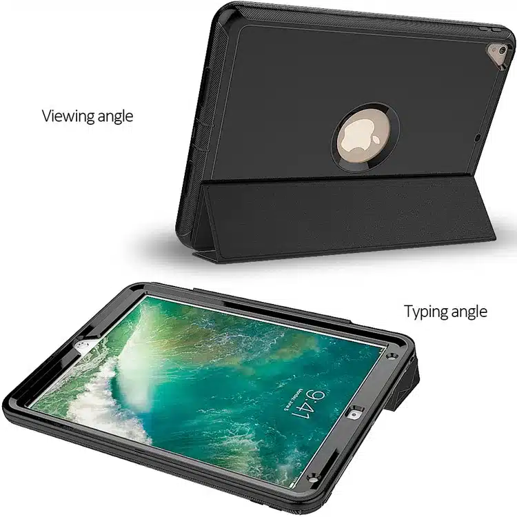 360 full protection Case For apple ipad pro 10.5 Kids Safe Shockproof Heavy Duty TPU Hard Cover kickstand design for ipad A1701 30