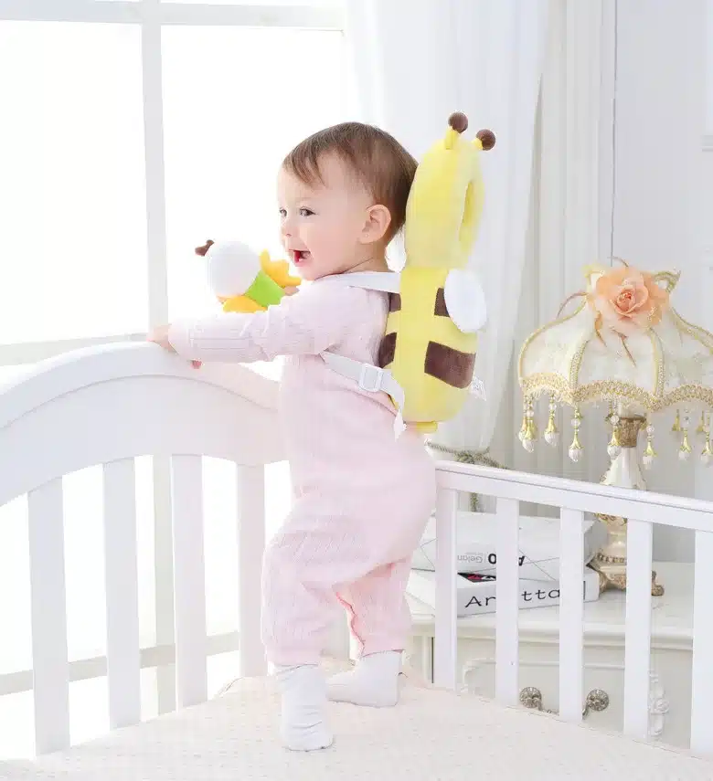Free ship! JJ OVCE baby head protection pad / step mat small bees learn to sit after the crash pillow baby Bees pad babyfond 3