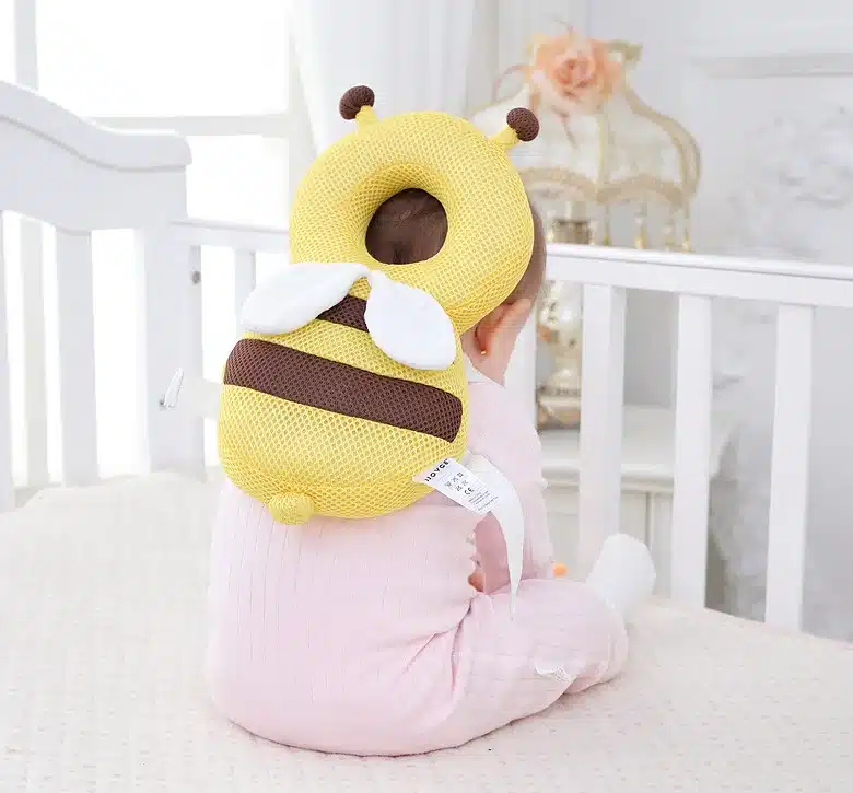 Free ship! JJ OVCE baby head protection pad / step mat small bees learn to sit after the crash pillow baby Bees pad babyfond 6