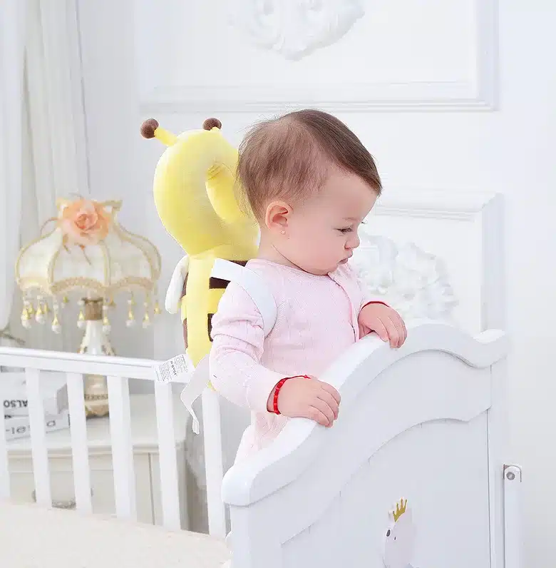 Free ship! JJ OVCE baby head protection pad / step mat small bees learn to sit after the crash pillow baby Bees pad babyfond 18