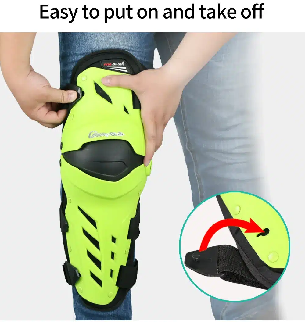 3 colors PRO-BIKER 2018 Motorcycle knee protector Knee sliders motosiklet knee Protective Gear Protector Guards Kit 5