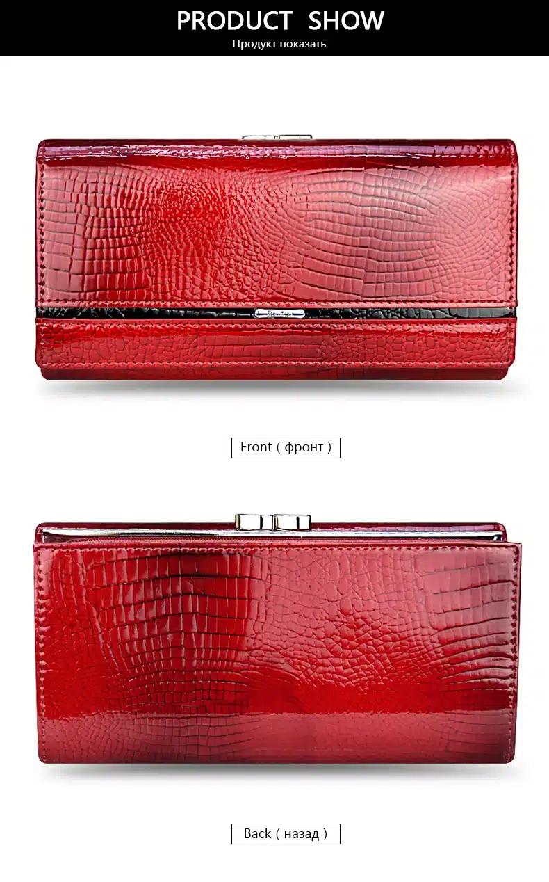DICIHAYA Genuine Leather Women Wallet Multifunction Womens Clutch Wallets Brand Purses Femme Billetera Card Holder Phone Bag 6