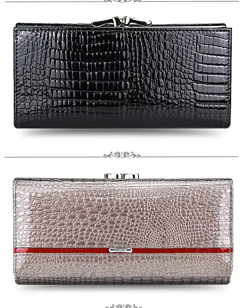DICIHAYA Genuine Leather Women Wallet Multifunction Womens Clutch Wallets Brand Purses Femme Billetera Card Holder Phone Bag 9