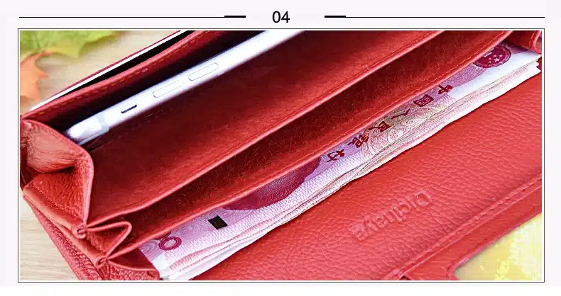 DICIHAYA Genuine Leather Women Wallet Multifunction Womens Clutch Wallets Brand Purses Femme Billetera Card Holder Phone Bag 14
