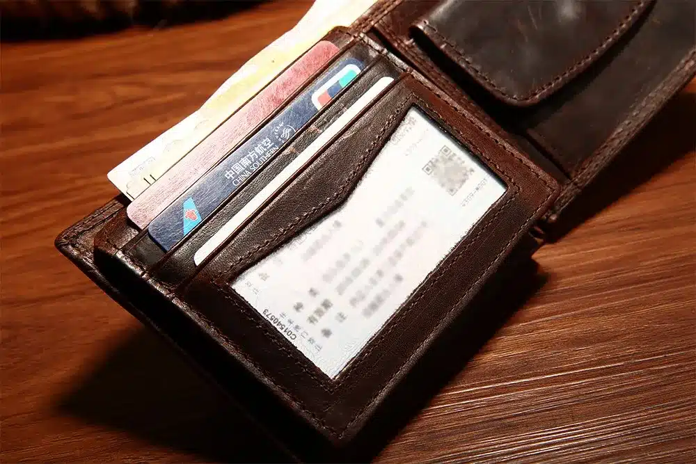 GENODERN Cow Leather Men Wallets with Coin Pocket Vintage Male Purse Function Brown Genuine Leather Men Wallet with Card Holders 17