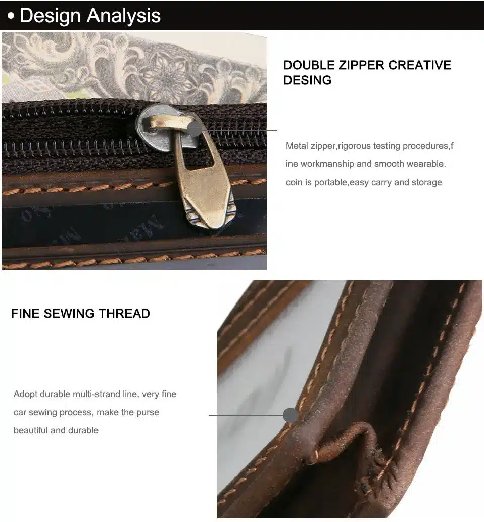 RFID Blocking Men Wallets Vintage Cow Genuine Leather Wallet Male Handmade Custom Dollar Price Coin Purse Short Wallet carteira 18