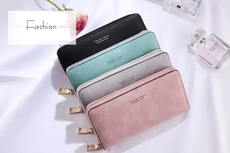 Brand Designer Wristband Wallets Women Many Departments Clutch Wallet Female Long Large Card Purse Ladies Handbag 11