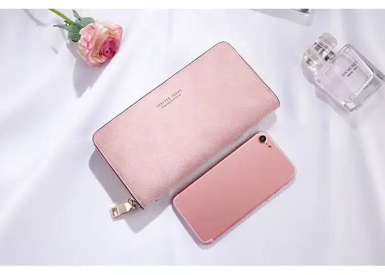 Brand Designer Wristband Wallets Women Many Departments Clutch Wallet Female Long Large Card Purse Ladies Handbag 18