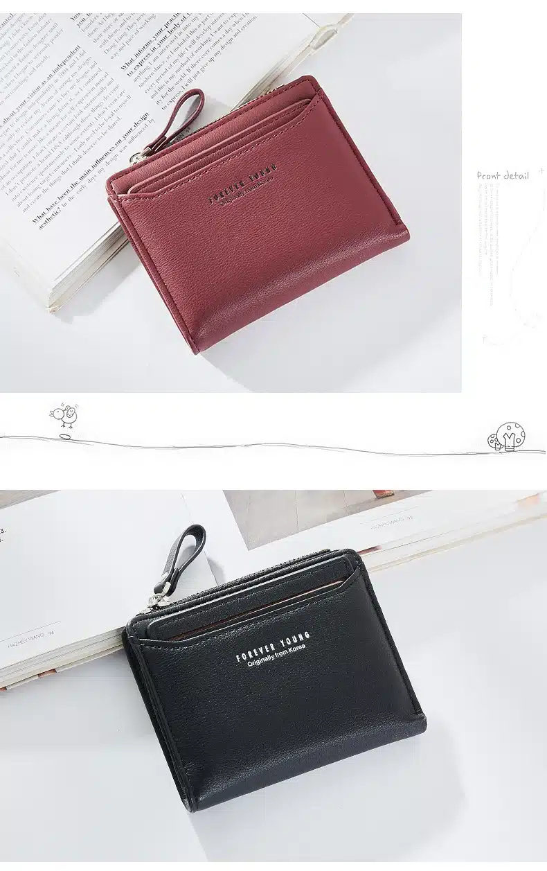 WEICHEN Women Wallets With Individual ID Card Holder Zipper Coin Pocket Ladies Small Purses Female Wallet Carteira High Quality 18