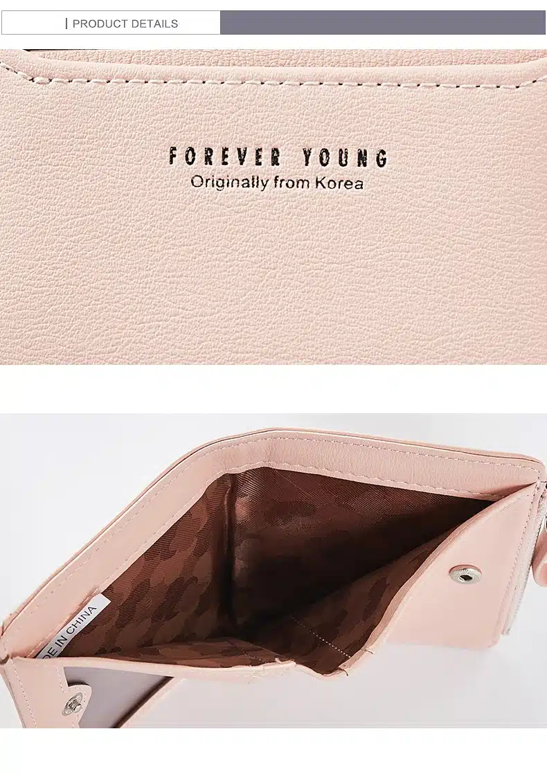 WEICHEN Women Wallets With Individual ID Card Holder Zipper Coin Pocket Ladies Small Purses Female Wallet Carteira High Quality 20