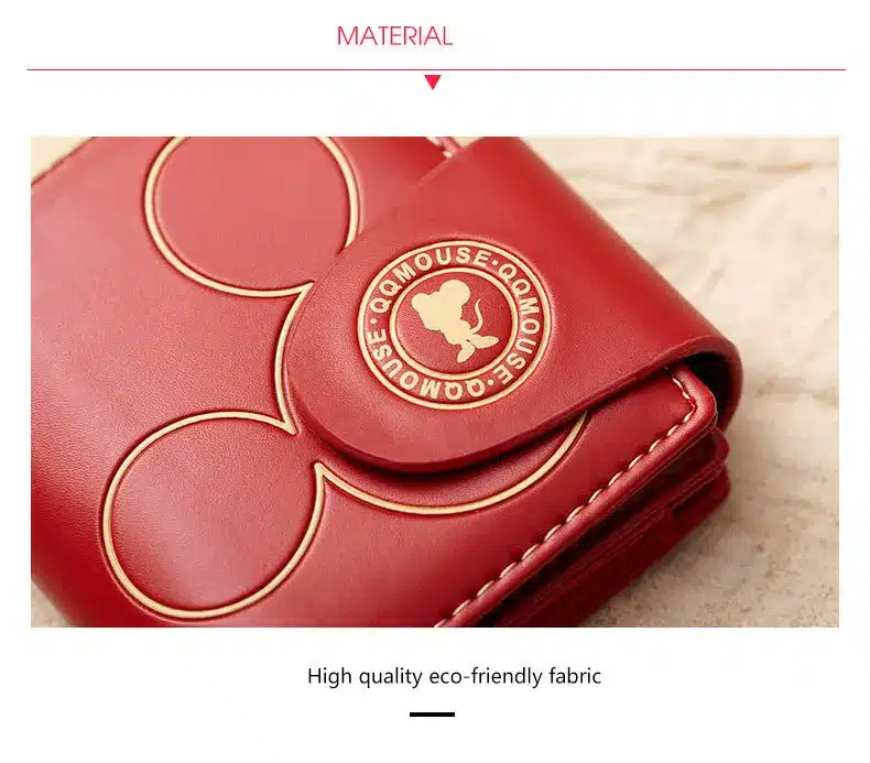 Women small wallet cartoon mickey cute coin purse hasp card holder womens wallets and purses female wallets famous brand 5