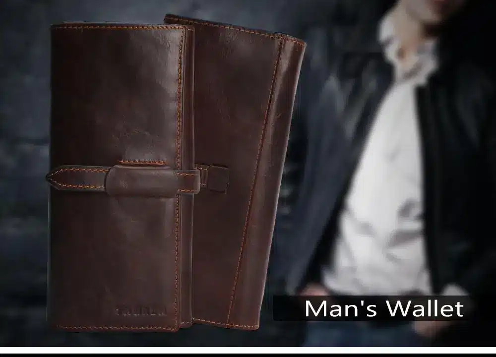 New Luxury Brand 100% Top Genuine Cowhide Leather High Quality Men Long Wallet Coin Purse Vintage Designer Male Carteira Wallets 7