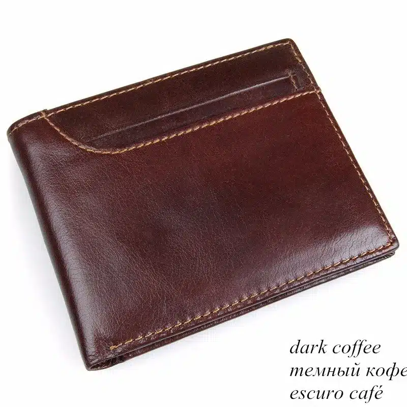 COWATHER 2019 100% top layer cow leather men wallets vintage short cross style new desgin leather male purse 8104 free shipping 20