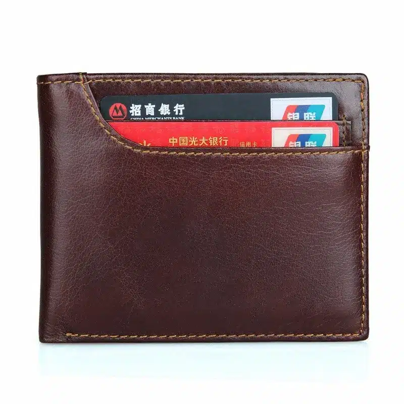 COWATHER 2019 100% top layer cow leather men wallets vintage short cross style new desgin leather male purse 8104 free shipping 22