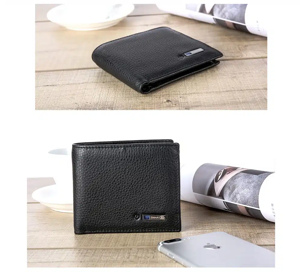 Smart Wallet Men Genuine Leather High Quality Anti Lost Intelligent Bluetooth Purse Male Card Holders Suit for IOS, Android 23