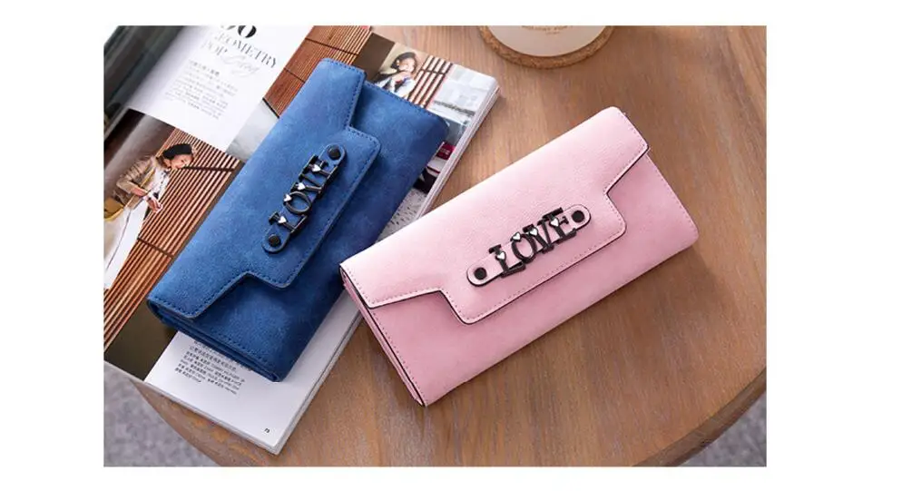 wallet lady hand The new fashion leisure hand bag PU material the purse 3