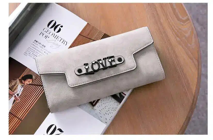 wallet lady hand The new fashion leisure hand bag PU material the purse 5