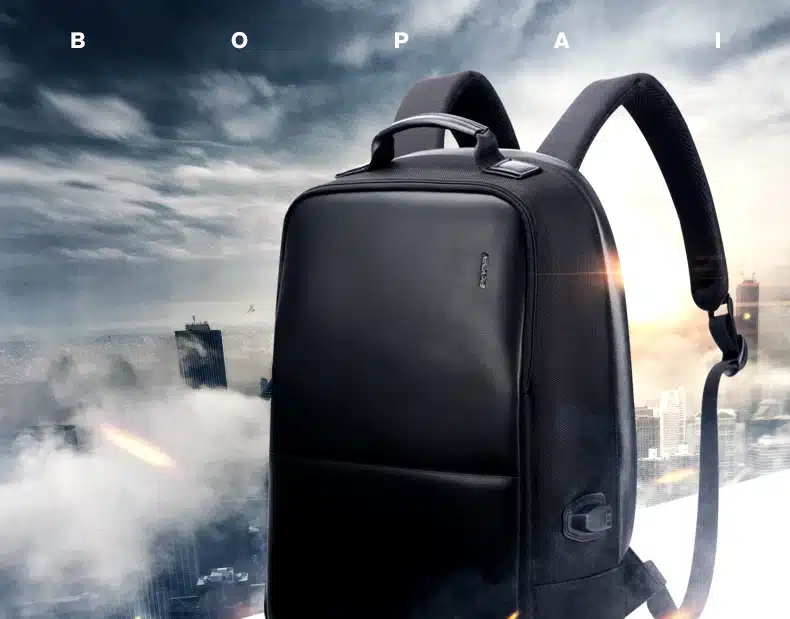 BOPAI USB Charge Backpack Men Leather for Travelling Fashion Cool School Backpack Bags for Boys Anti Theft laptop backpack 2018 1