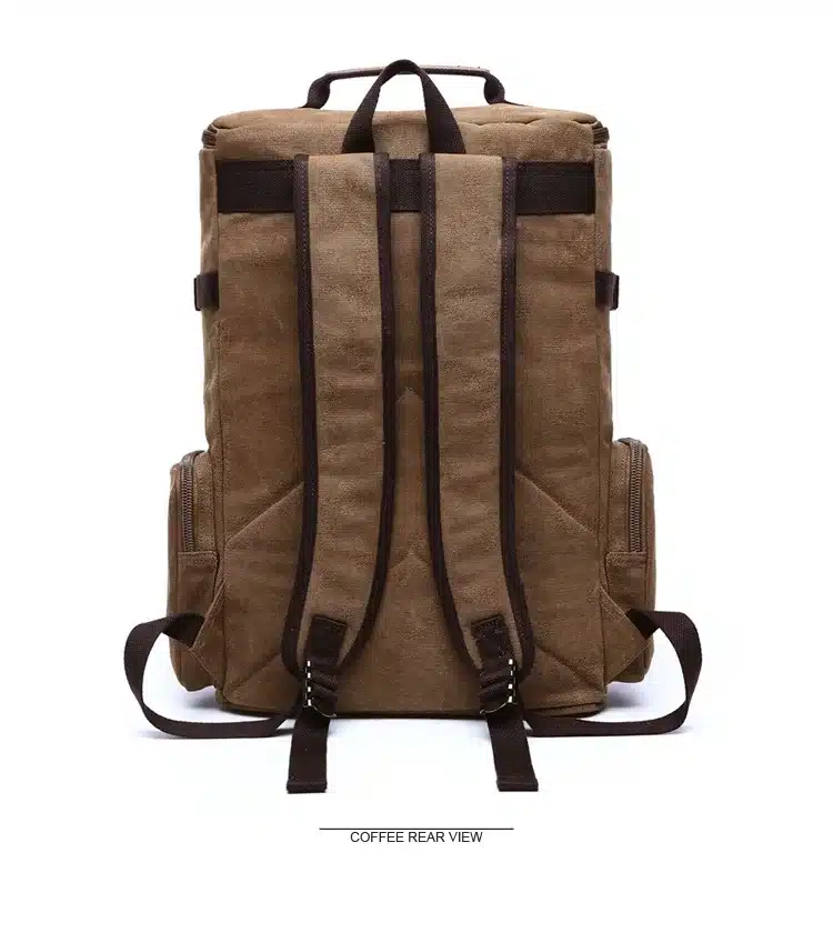 Men Laptop Backpack 15 Inch Rucksack Canvas School Bag Travel Backpacks for Teenage Male Notebook Bagpack Computer Knapsack Bags 18