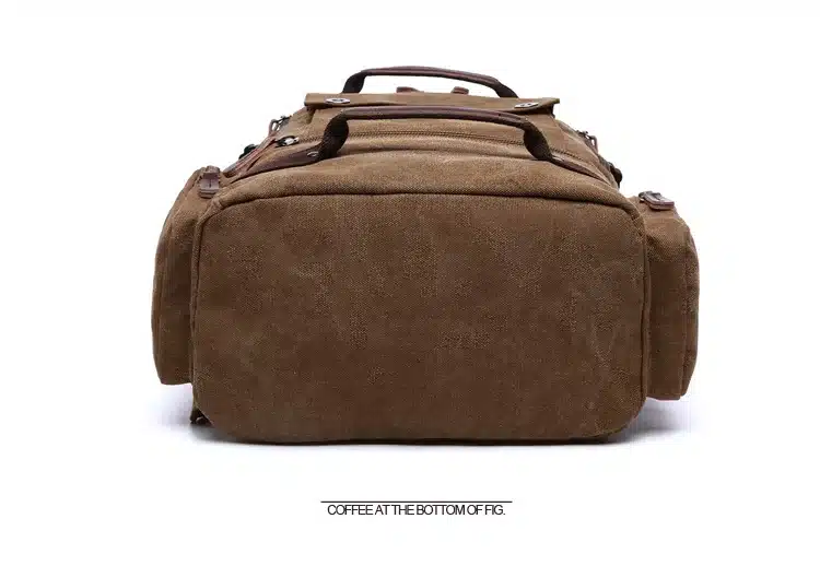 Men Laptop Backpack 15 Inch Rucksack Canvas School Bag Travel Backpacks for Teenage Male Notebook Bagpack Computer Knapsack Bags 19