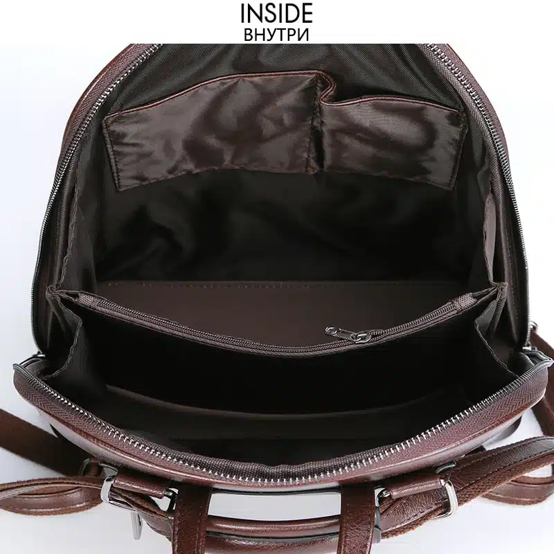 Vintage Backpack Female Brand Leather Women's backpack Large Capacity School Bag for Girls Leisure Shoulder Bags for Women 2018 12