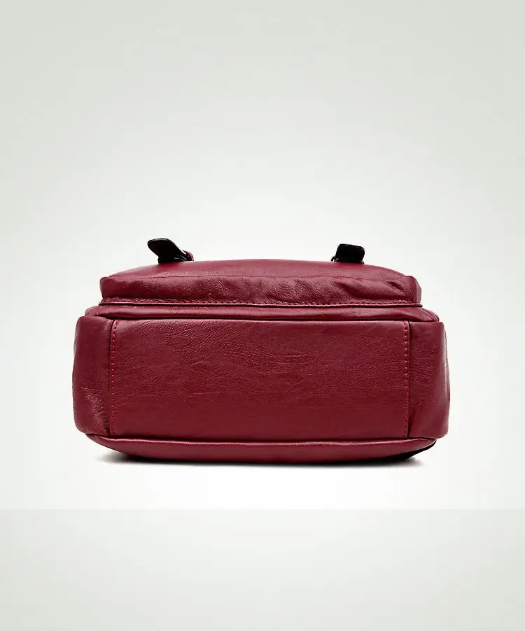 Women Backpacks Leather Female Travel Shoulder Bag Backpack High Quality Women Bag College Wind School Bag Backpack Girl S1493 25