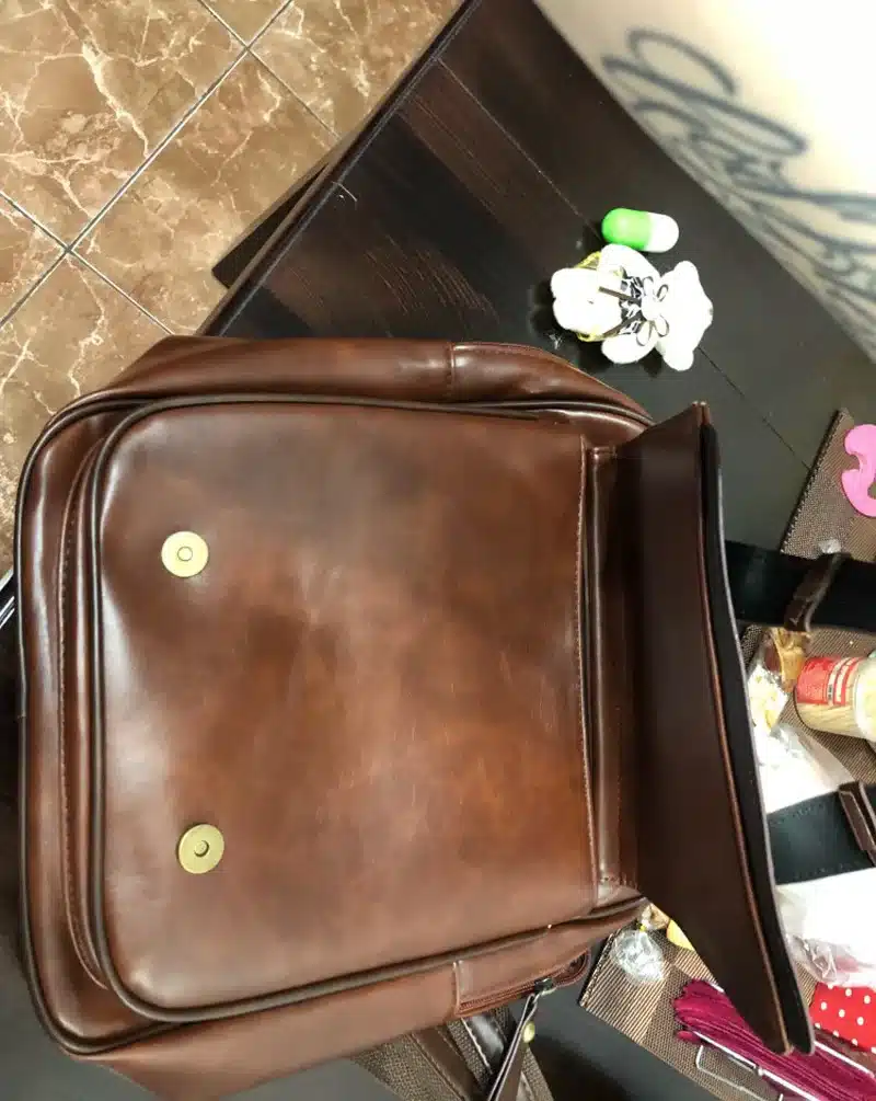Women Backpack Female Brand Back Pack College Style Leather Backpack School Backpacks Vintage Student Schoolbag Retro Rucksack 13