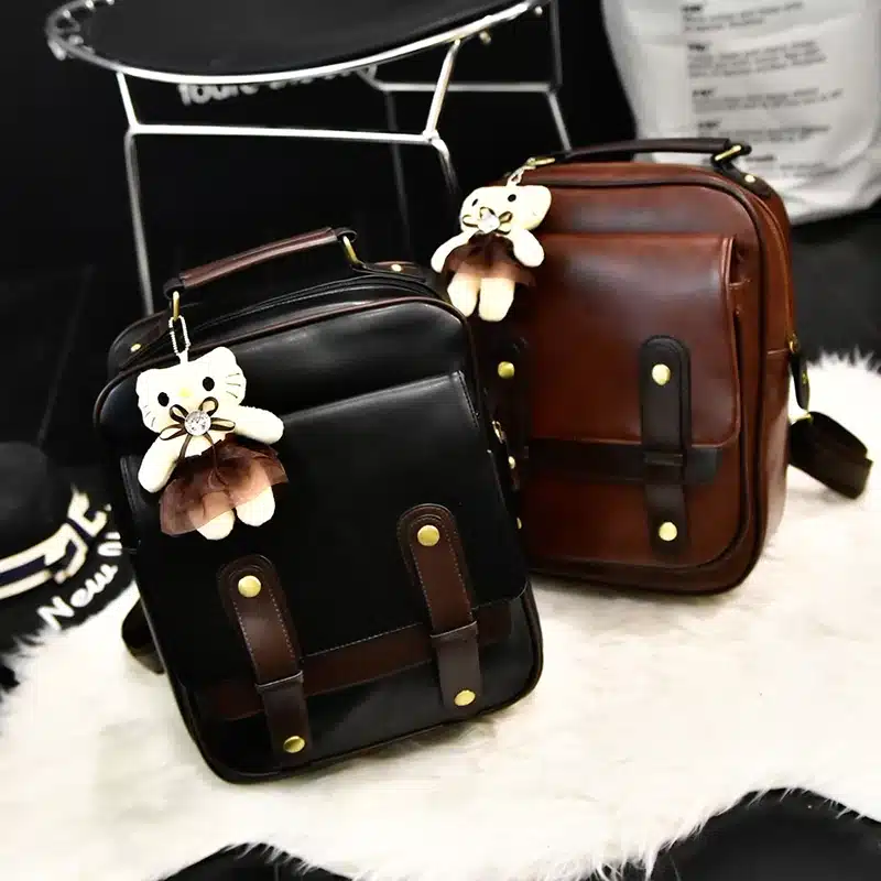 Women Backpack Female Brand Back Pack College Style Leather Backpack School Backpacks Vintage Student Schoolbag Retro Rucksack 30
