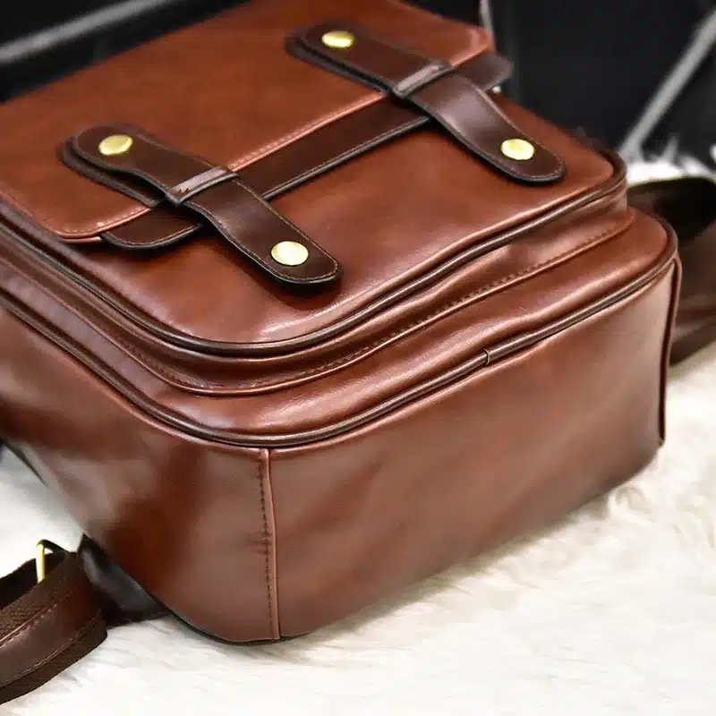 Women Backpack Female Brand Back Pack College Style Leather Backpack School Backpacks Vintage Student Schoolbag Retro Rucksack 35