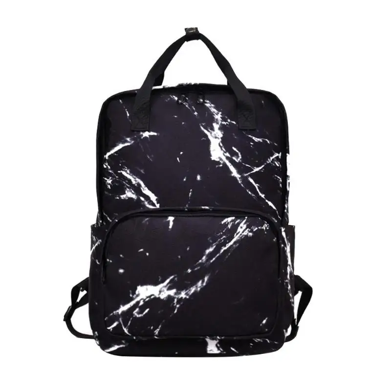 Women Nylon Backpack for Teenagers Girls Ladies Bags Marbling Backpack Female Computer High Quality Rucksack Schoolbag Feminina 19