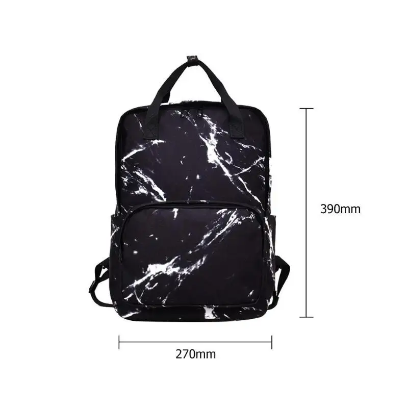 Women Nylon Backpack for Teenagers Girls Ladies Bags Marbling Backpack Female Computer High Quality Rucksack Schoolbag Feminina 24