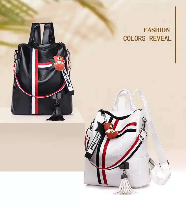 bags for women 2018 new retro fashion zipper ladies backpack PU Leather high quality school bag shoulder bag for youth bags 9