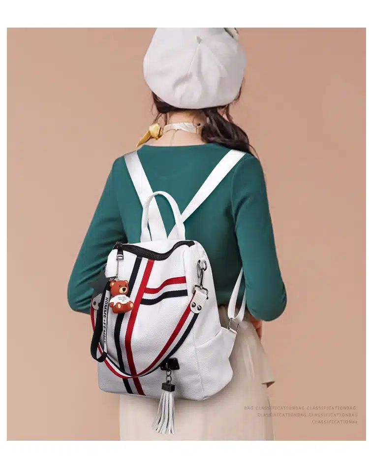 bags for women 2018 new retro fashion zipper ladies backpack PU Leather high quality school bag shoulder bag for youth bags 17
