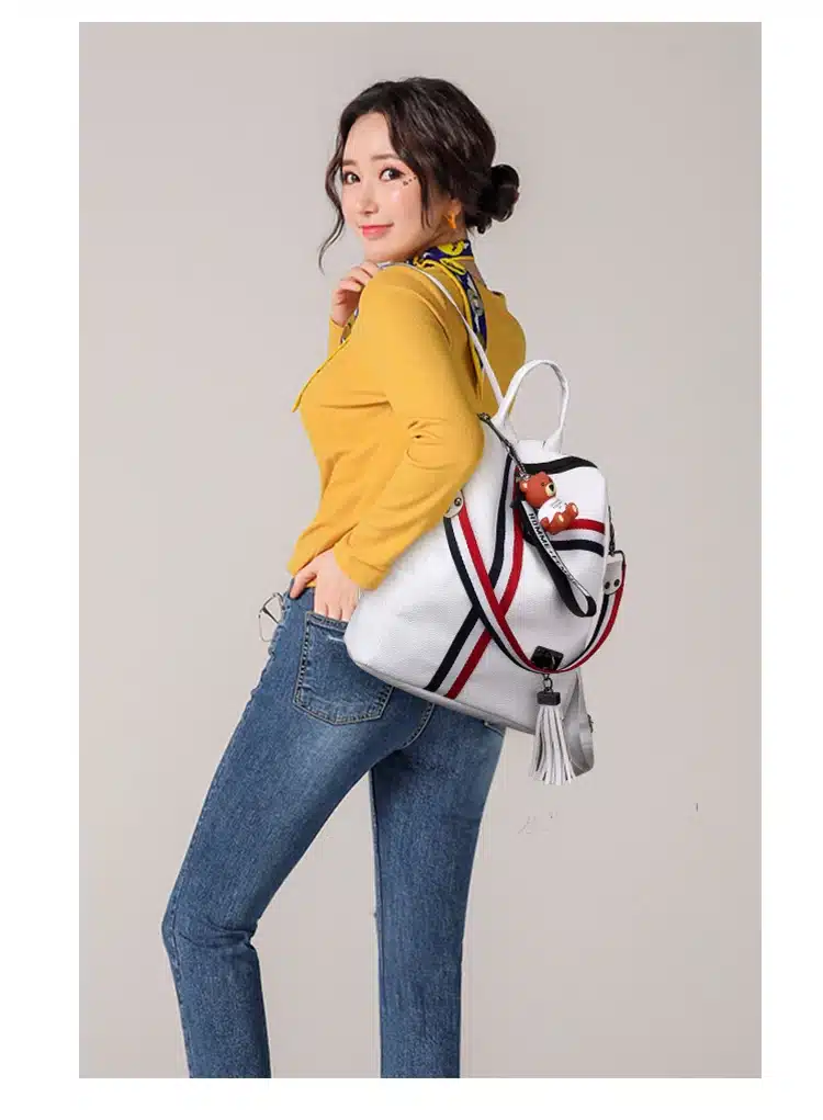 bags for women 2018 new retro fashion zipper ladies backpack PU Leather high quality school bag shoulder bag for youth bags 18