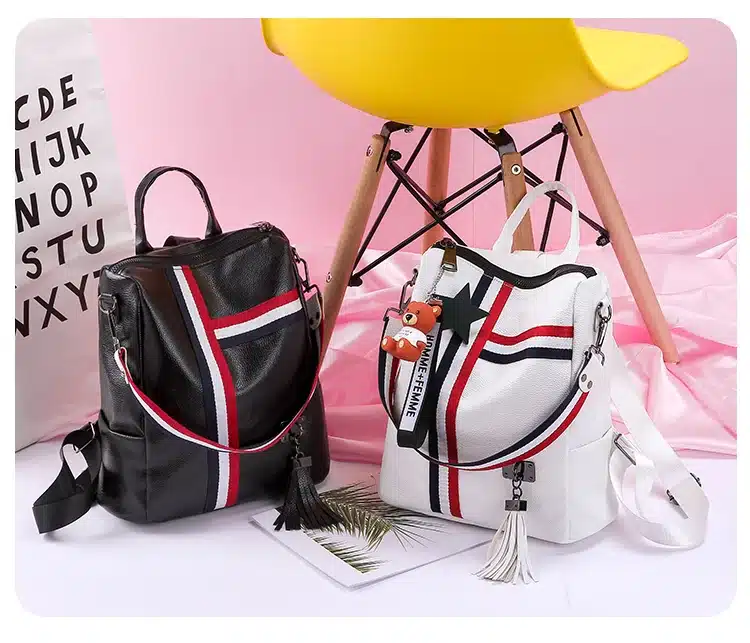 bags for women 2018 new retro fashion zipper ladies backpack PU Leather high quality school bag shoulder bag for youth bags 20