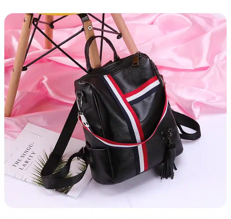 bags for women 2018 new retro fashion zipper ladies backpack PU Leather high quality school bag shoulder bag for youth bags 23