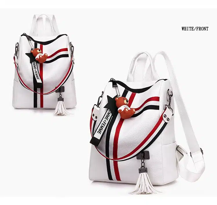 bags for women 2018 new retro fashion zipper ladies backpack PU Leather high quality school bag shoulder bag for youth bags 26