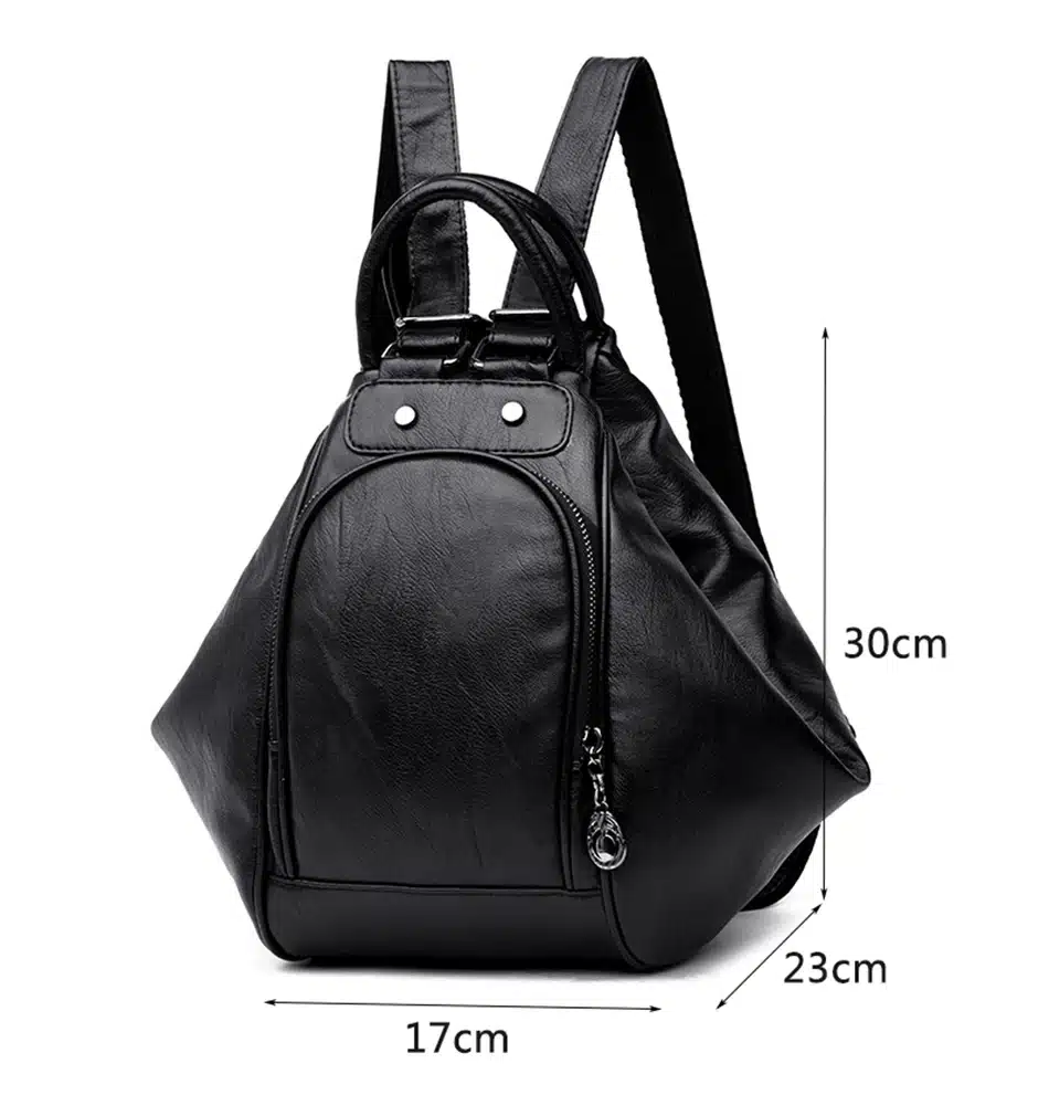 3-in-1 Backpack Multifunction Women Backpack Leather School Bag For Girls Mochila 2019 New Fashion Travel Back Pack Sac A Main 2