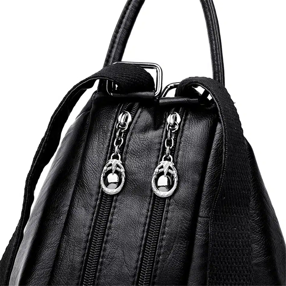 3-in-1 Backpack Multifunction Women Backpack Leather School Bag For Girls Mochila 2019 New Fashion Travel Back Pack Sac A Main 9