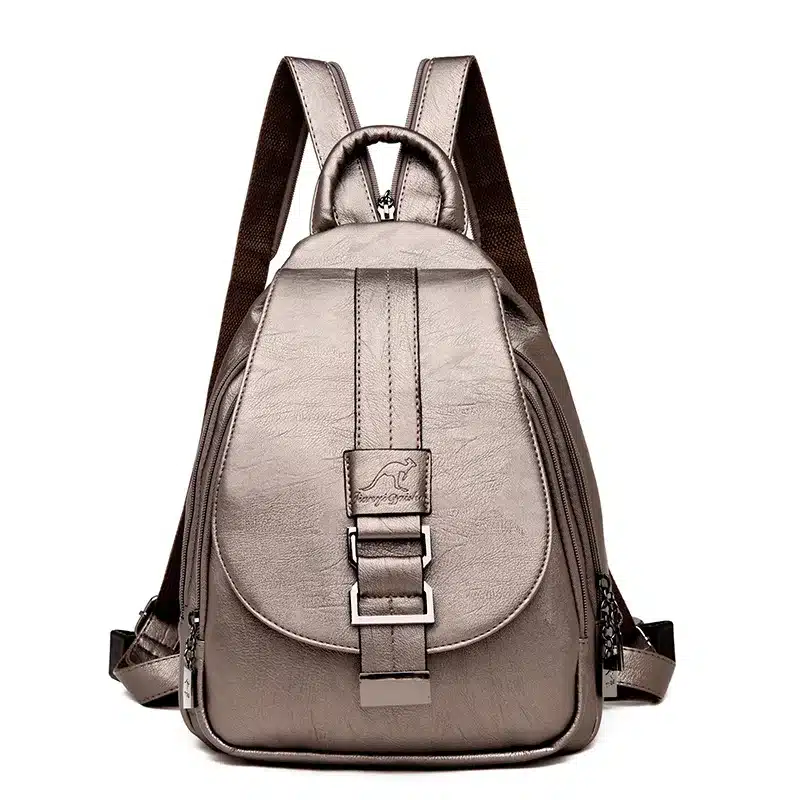 2018 Women Leather Backpacks Vintage Female Shoulder Bag Sac a Dos Travel Ladies Bagpack Mochilas School Bags For Girls Preppy 11