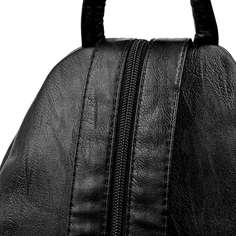 2018 Women Leather Backpacks Vintage Female Shoulder Bag Sac a Dos Travel Ladies Bagpack Mochilas School Bags For Girls Preppy 20