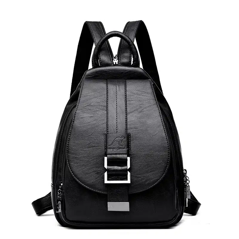 2018 Women Leather Backpacks Vintage Female Shoulder Bag Sac a Dos Travel Ladies Bagpack Mochilas School Bags For Girls Preppy 25