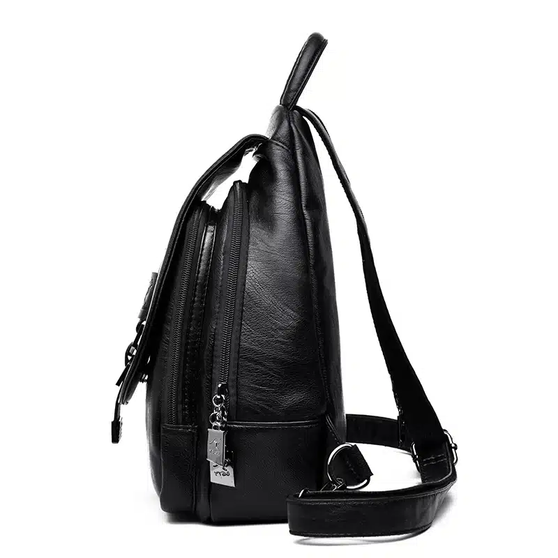 2018 Women Leather Backpacks Vintage Female Shoulder Bag Sac a Dos Travel Ladies Bagpack Mochilas School Bags For Girls Preppy 26