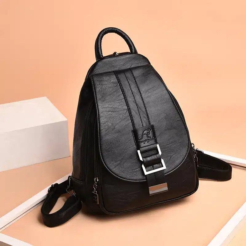 2018 Women Leather Backpacks Vintage Female Shoulder Bag Sac a Dos Travel Ladies Bagpack Mochilas School Bags For Girls Preppy 30