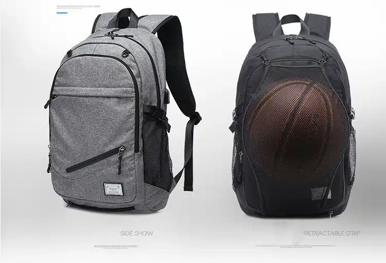 Hot Men's Sports Gym Bags Basketball Backpack School Bags For Teenager Boys Soccer Ball Pack Laptop Bag Football Net Fitness Bag 19