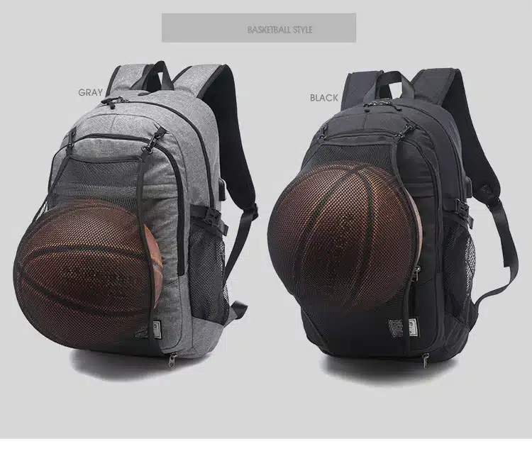 Hot Men's Sports Gym Bags Basketball Backpack School Bags For Teenager Boys Soccer Ball Pack Laptop Bag Football Net Fitness Bag 20