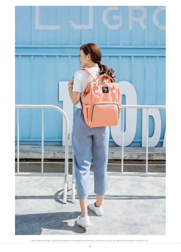 Mummy Maternity Nursing Diaper Bag Care Baby Stroller Carriage Waterproof Bag Care Organizer Backpack Travel Handbag 14