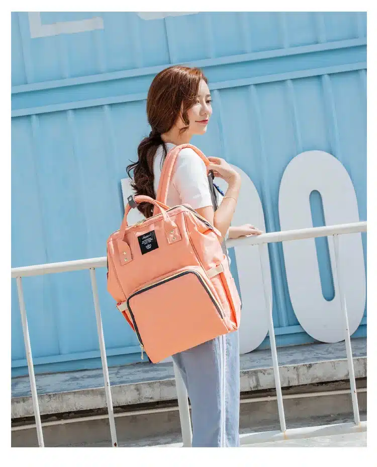 Mummy Maternity Nursing Diaper Bag Care Baby Stroller Carriage Waterproof Bag Care Organizer Backpack Travel Handbag 15