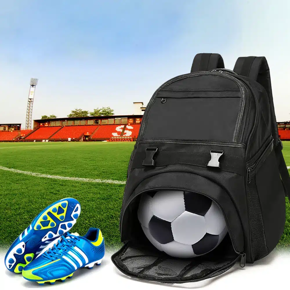 2018 new Soccer Ball Pack Bag Training Bags Profession basketball Gym Backpack Durable Waterproof black blue color ball bag 3